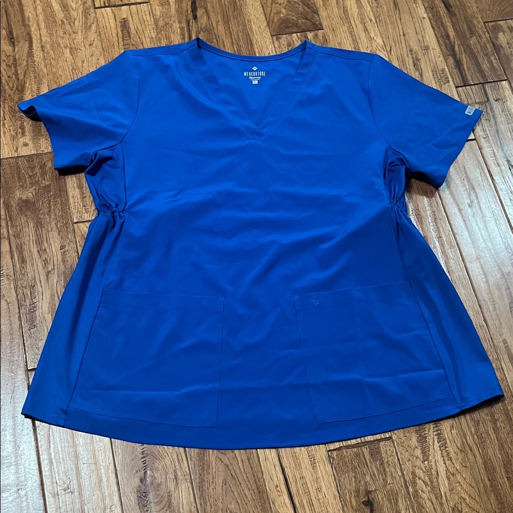 MED COUTURE MATERNITY SCRUBBED TOP SZ XL WOMENS SCRUBS #629